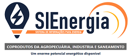 Logo do SIEnergia II com desenho de lâmpada com gota e raio dentro